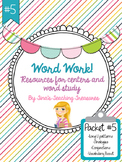Word Work/ Word Study Centers Packet 5