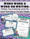Word Work & Work on Writing for Upper Elementary & Middle School