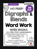 Word Work Workbook: Digraphs & Blends
