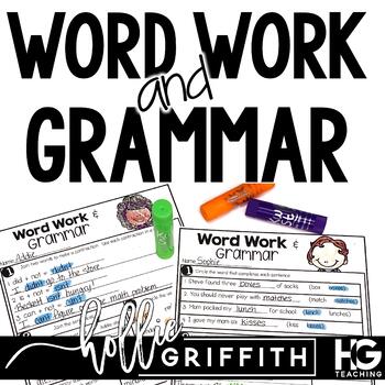 Preview of Grammar, Phonics, Vocabulary Worksheets | End of Year Review or Weekly Practice