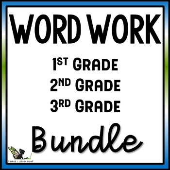 Preview of Word Work and Reading Passages Bundle with Digital Option