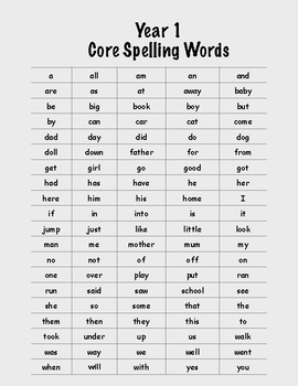 Word Work and Spelling Activities- Year 1 by Pizazz ...