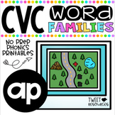 CVC Word Family 'AP' No Prep Phonics Printables