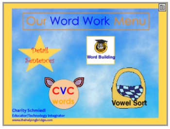 Preview of Word Work for Centers