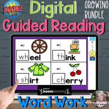 Preview of Word Work for Guided Reading BOOM Cards