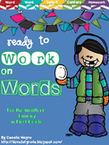 Word Work for January  Sight Word Activities for 1st Grade