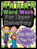 Word Work for Upper Elementary / No-prep vocabulary center