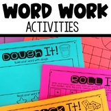 Word Work (sight word) Activities