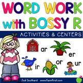 Bossy R Word Work Activities