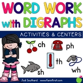 Digraphs Word Work Activities
