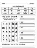 Word Work with First Grade Journeys Spelling/Sight Words L
