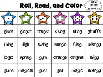 Hard and Soft G by Eugenia's Learning Tools | Teachers Pay Teachers