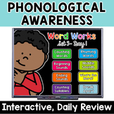 Word Works Phonological Awareness Routine: Set 3 (Digital 