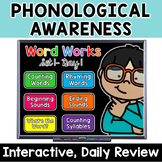 Word Works Phonological Awareness Routine: Set 1 (Digital Learning & Printable)