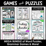 Games & Puzzles Mega Bundle - Early Finishers, Brain Break