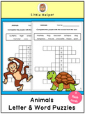 Animals - Vocabulary Puzzles
