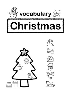 Preview of Word and Picture Matching Worksheets (Christmas)
