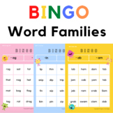 Phonics Word family Bingo - Short vowels