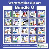 Word families clip art bundle O