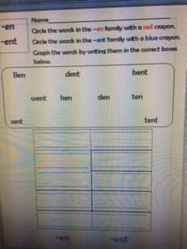 Preview of Word family graph