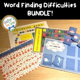 Word finding difficulties and word retrieval difficulties 