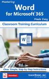 Word for Microsoft 365 Classroom Training Curriculum