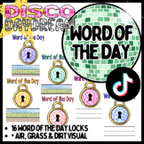 Word of The Day - Disco Daydream, Colorful Classroom Decor
