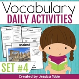 Vocabulary Activities Set 4- Word of the Day Display and G