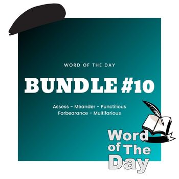 Preview of Word of the Day - Week #10