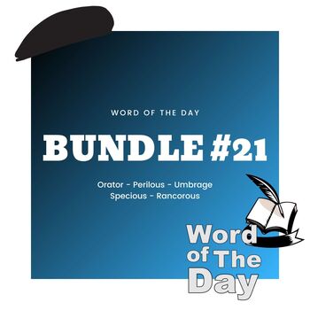 Preview of Word of the Day - Week #21