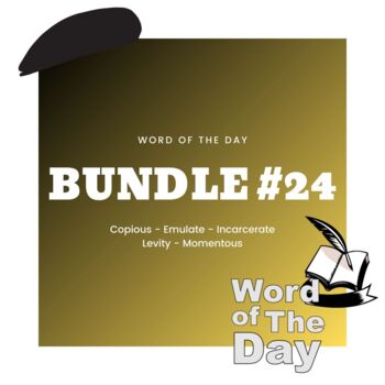 Preview of Word of the Day - Week #24
