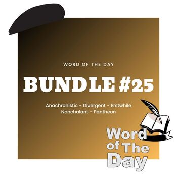 Preview of Word of the Day - Week #25