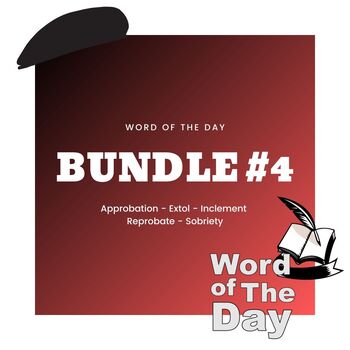 Preview of Word of the Day - Bundle #4