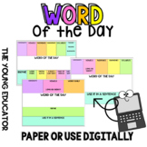 Word of the Day! PHONICS - SCIENCE OF READING