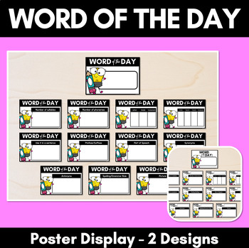 Preview of Word of the Day | POSTERS DISPLAY