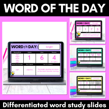 Preview of Word of the Day Slides | POWERPOINT