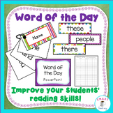 Word of the Day - Sight Word Program