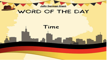 Preview of Word of the Day - Time