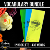 Word of the Day Vocabulary Booklet Bundle
