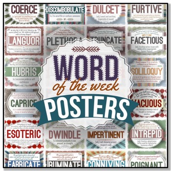 Preview of Word of the Day/Week POSTERS Vol. II