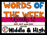 Word of the Week #12 (Middle and High School)