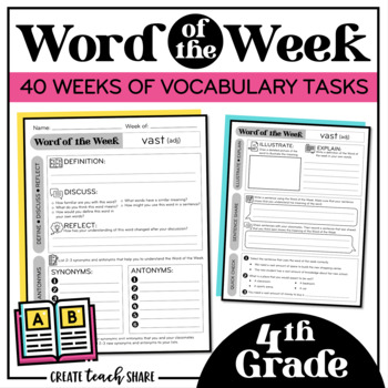 vocabulary worksheets grade 4