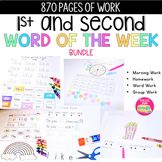 Word of the Week Dolch 1st and 2nd Grade Lists {BUNDLE}