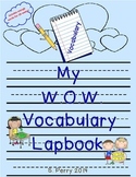 Words of the Week Interactive Lapbook Template