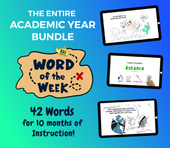 Preview of Word of the Week: One Academic Year Vocabulary Bundle