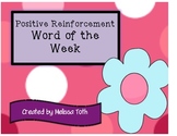 Word of the Week-Positive reinforcement