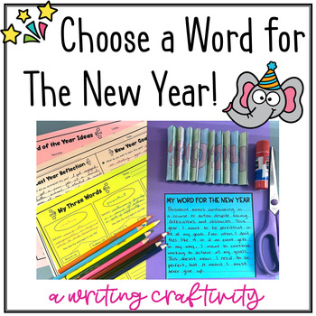 Preview of Word of the Year Writing Craftivity