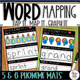 Word Mapping Mats for 5 and 6 Phonemes  -  Sound Mats - Sc