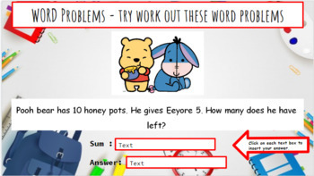 Preview of Word problems