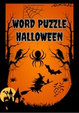 Word puzzle - Halloween activities